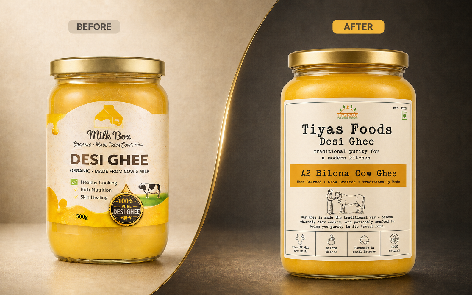 Brand identity transformation project by watNidea